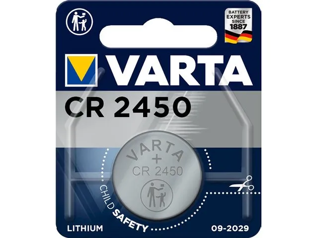 Batteri Varta Electronics CR2450 3V 560 mAh Lithium