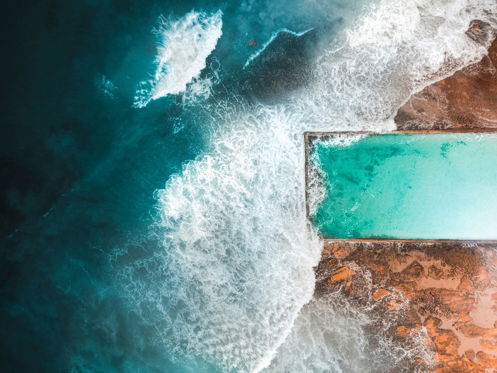 Cronulla Rock Pool 02 by Peter Yan - Limited Edition. Edition of: 150. Signed.