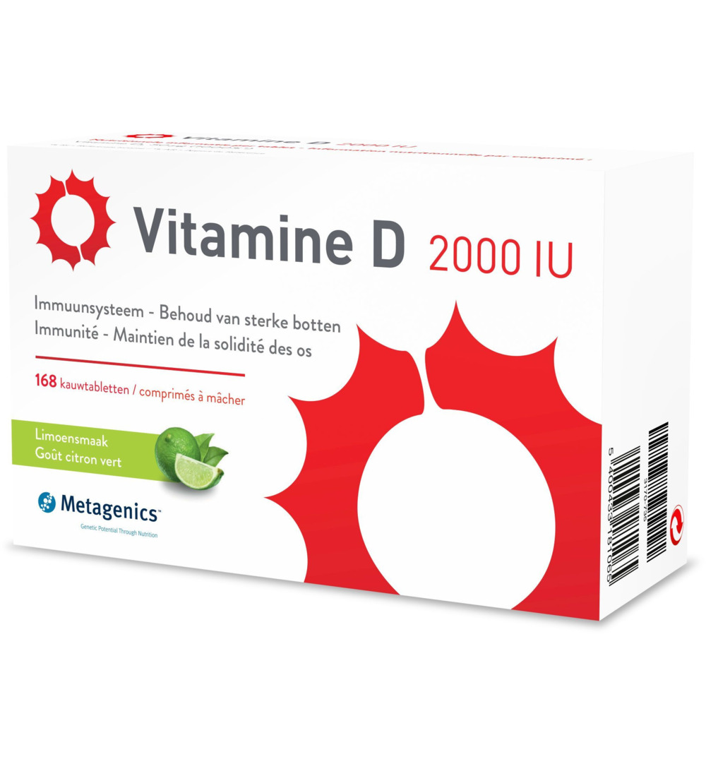 Metagenics Vitamine D 2000Iu (168 tabletten)