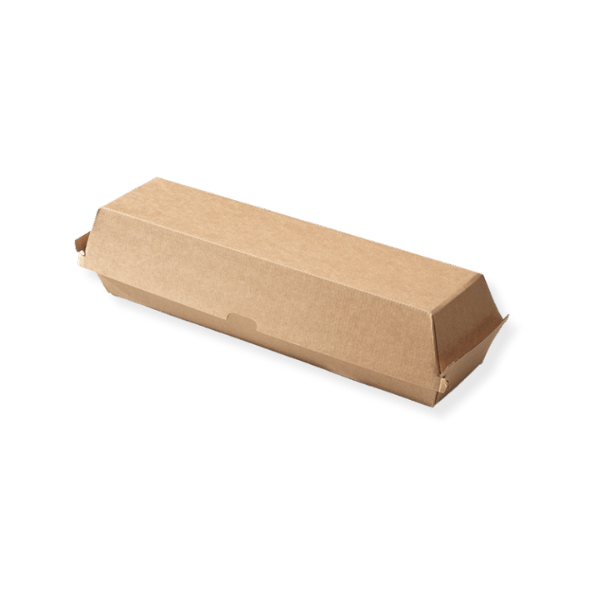 Baquette box kraft 30x6,5x8cm