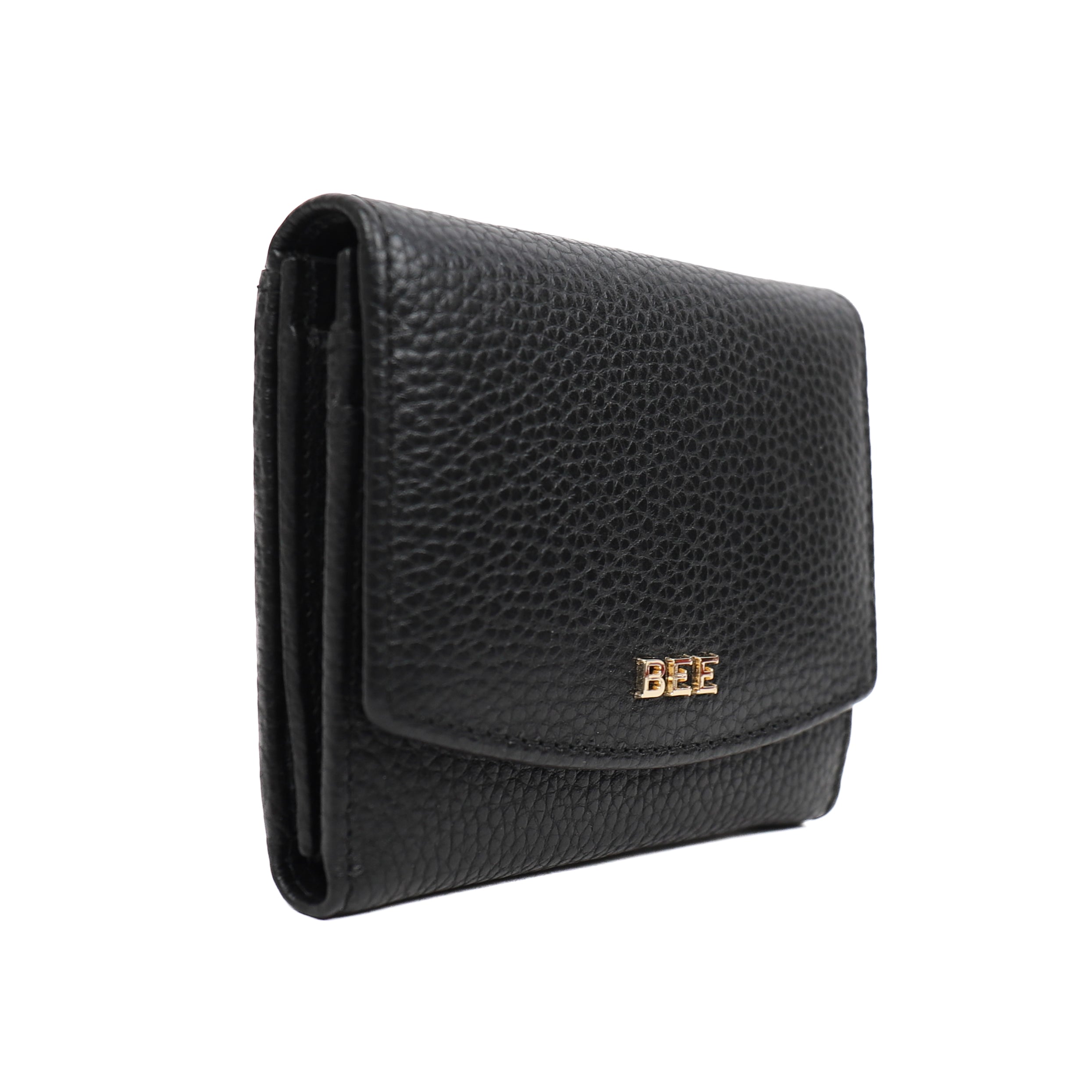 Overslag portemonnee 'Rosy' Black Black