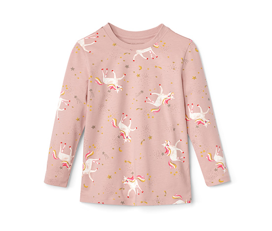 2 Langarmshirts, Einhorn