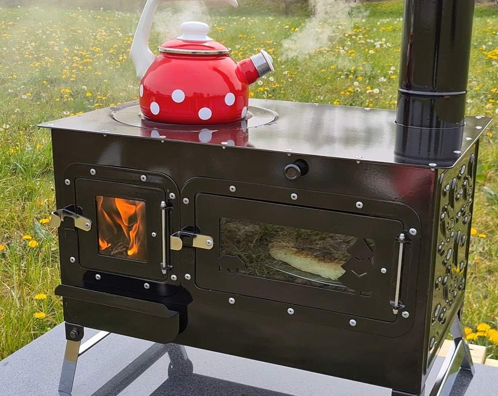 Outdoor-Küchenofen ROSALIE - Garten-Kamin Gartenküche Pizzaofen Zeltofen Gartenofen