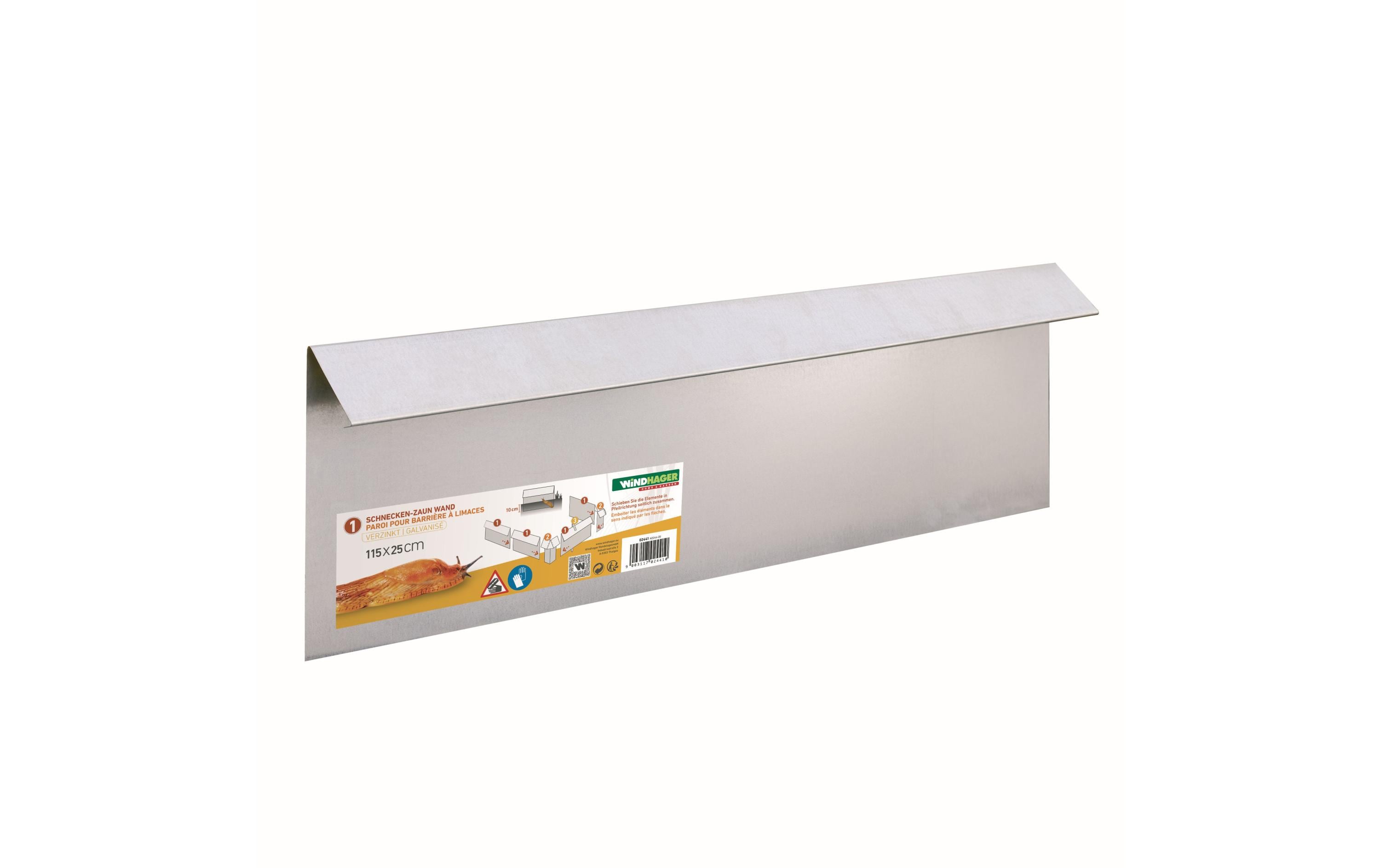 Schneckenzaun 25 x 115 cm WandelementGarten-Zubehör: Schneckenzaun