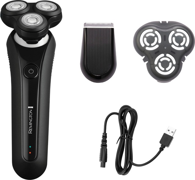 Remington Elektrorasierer »Rotationsrasierer Limitless X5 XR1750« 1 Stk. Aufsätze Nass-&Trockenrasur, 360° PivotBall Drehgelenk, akkubetrieben (50 min.)