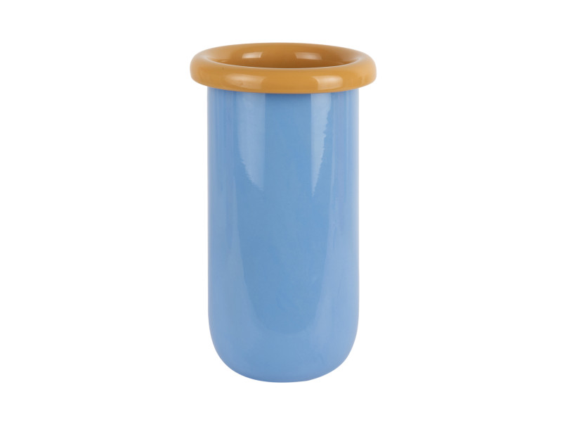 Vase Plegado M PT4332LB Mango yellow & soft blue