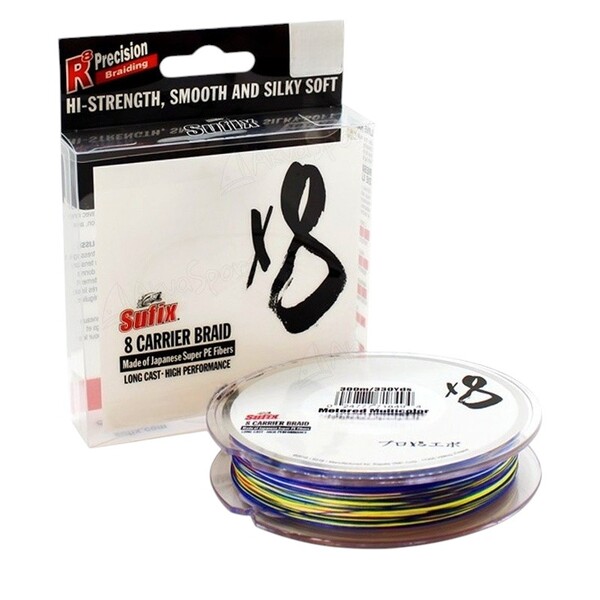 Tresse Sufix X8 Multicolor 300m