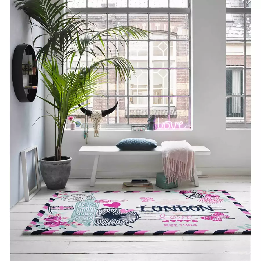 Accessorize Kurzflorteppich Metropolis beige