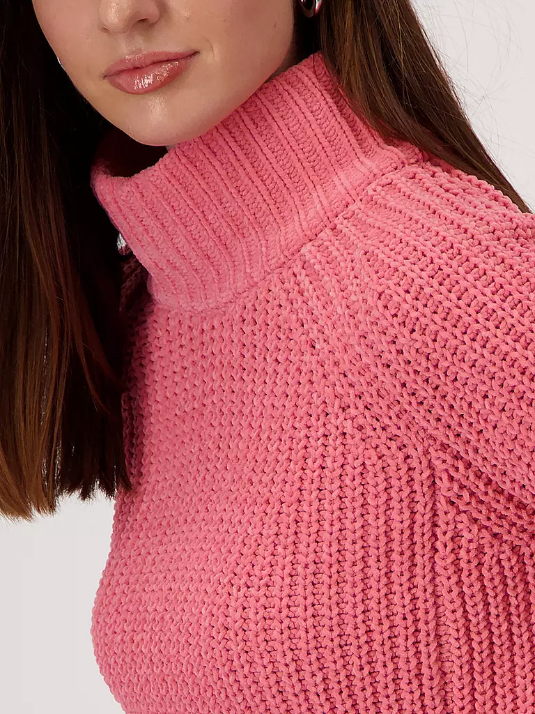 MONARI Rollkragenpullover  rosa