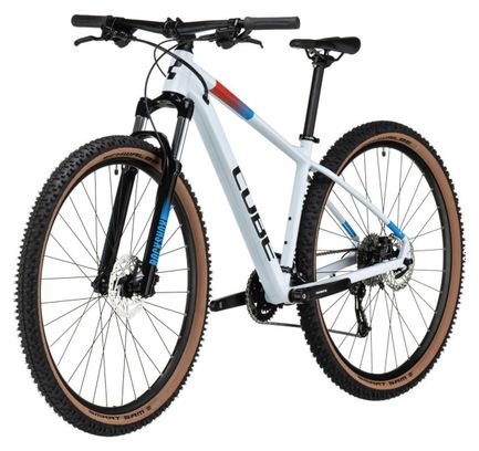 VTT Semi-Rigide Cube Aim SLX Shimano Alivio/Altus 9V 29'' Blanc Bleu