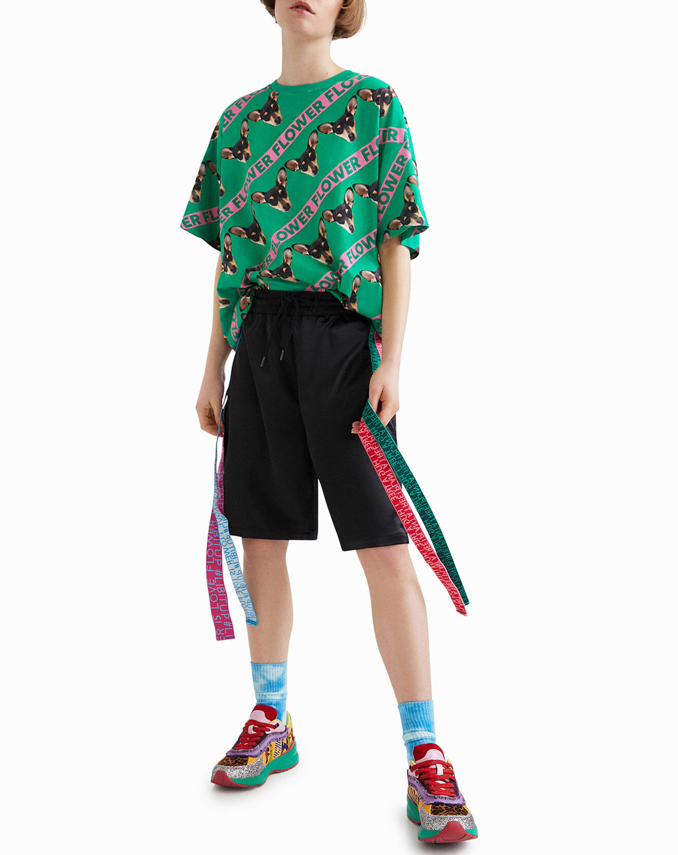 Desigual T-Shirt Alizon vert