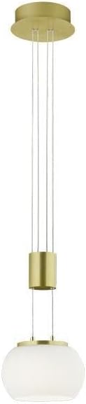 Trio Madison Pendelleuchte, LED, 8W, 900lm, 3000K, messing matt (342010108)