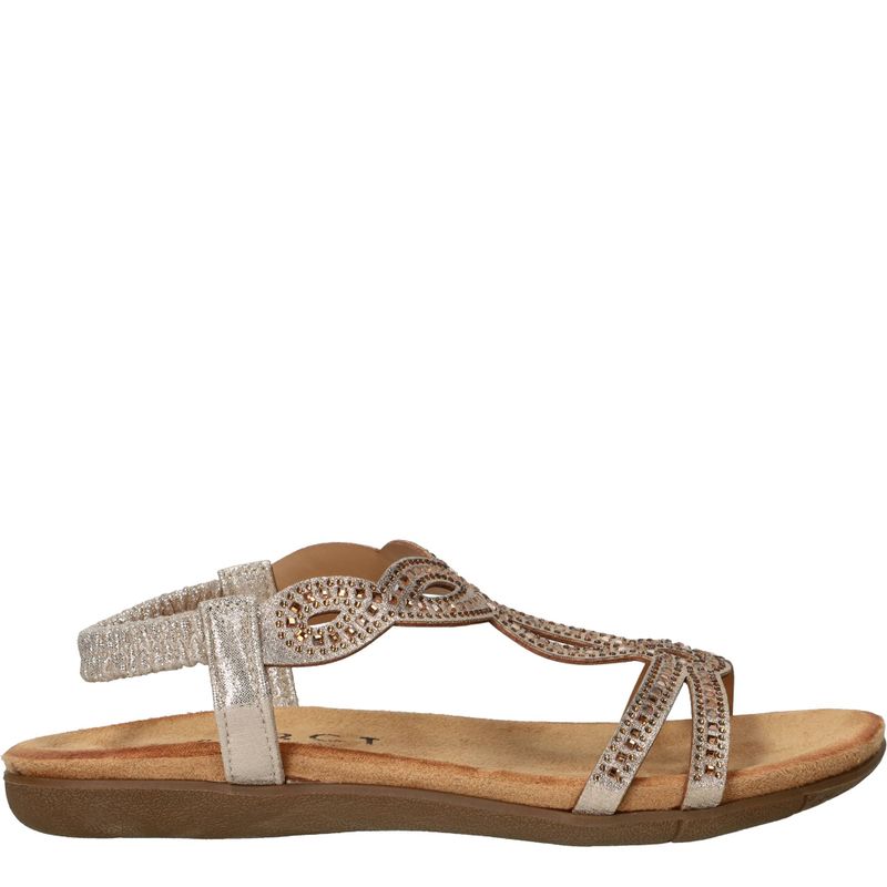 DSTRCT Sandalen Goud Dames