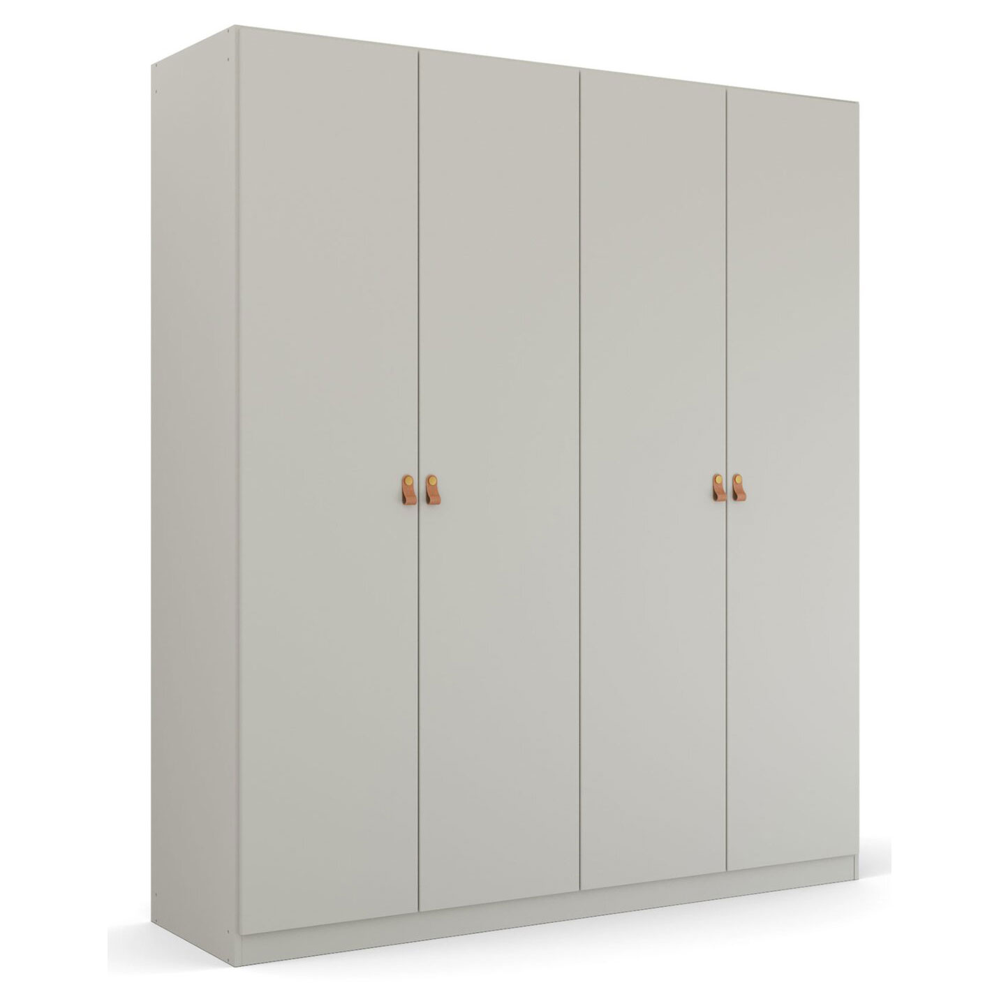 Drehtürenschrank - seidengrau - 181 cm