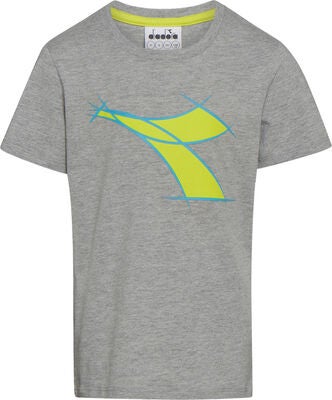 Diadora T-Shirt, Light Mid Grey Mel