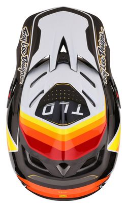 Casque Intégral Troy Lee Designs D4 Carbon Mips Noir/Orange
