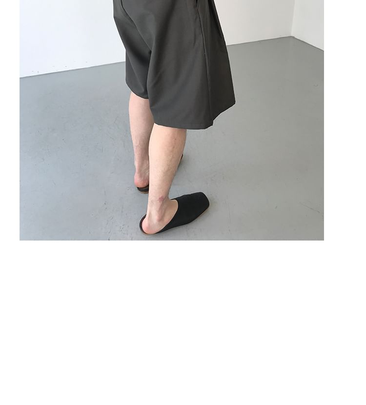 Double White - Hoge taille effen korte jurk