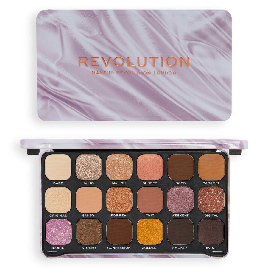 Makeup Revolution Forever Flawless Shadow Palette Nude Silk 18x1,1g