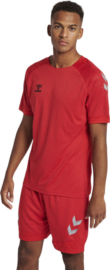 Hummel Lead Poly T-shirt Rød
