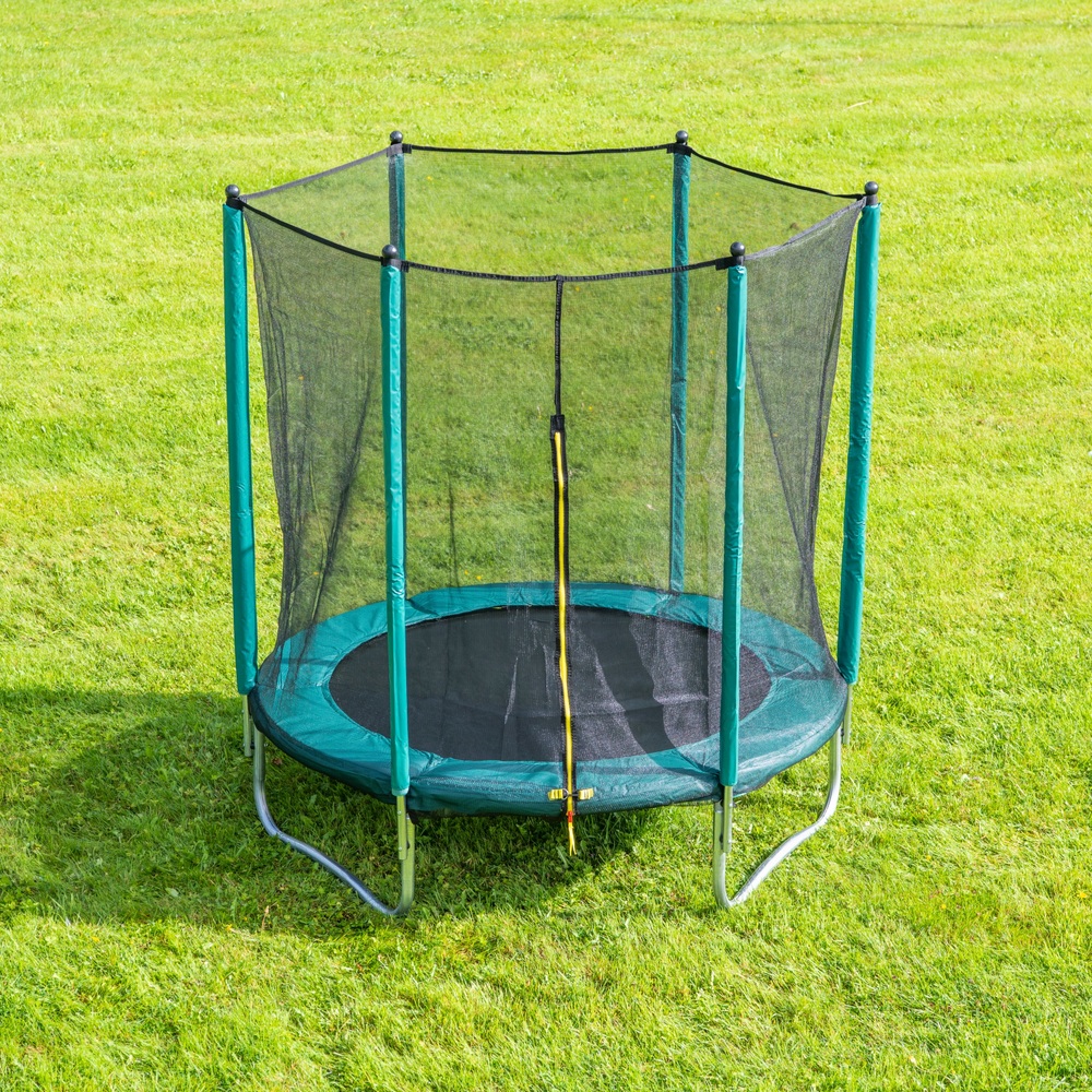 1,8 m großes Trampolin mit Sicherheitsnetz