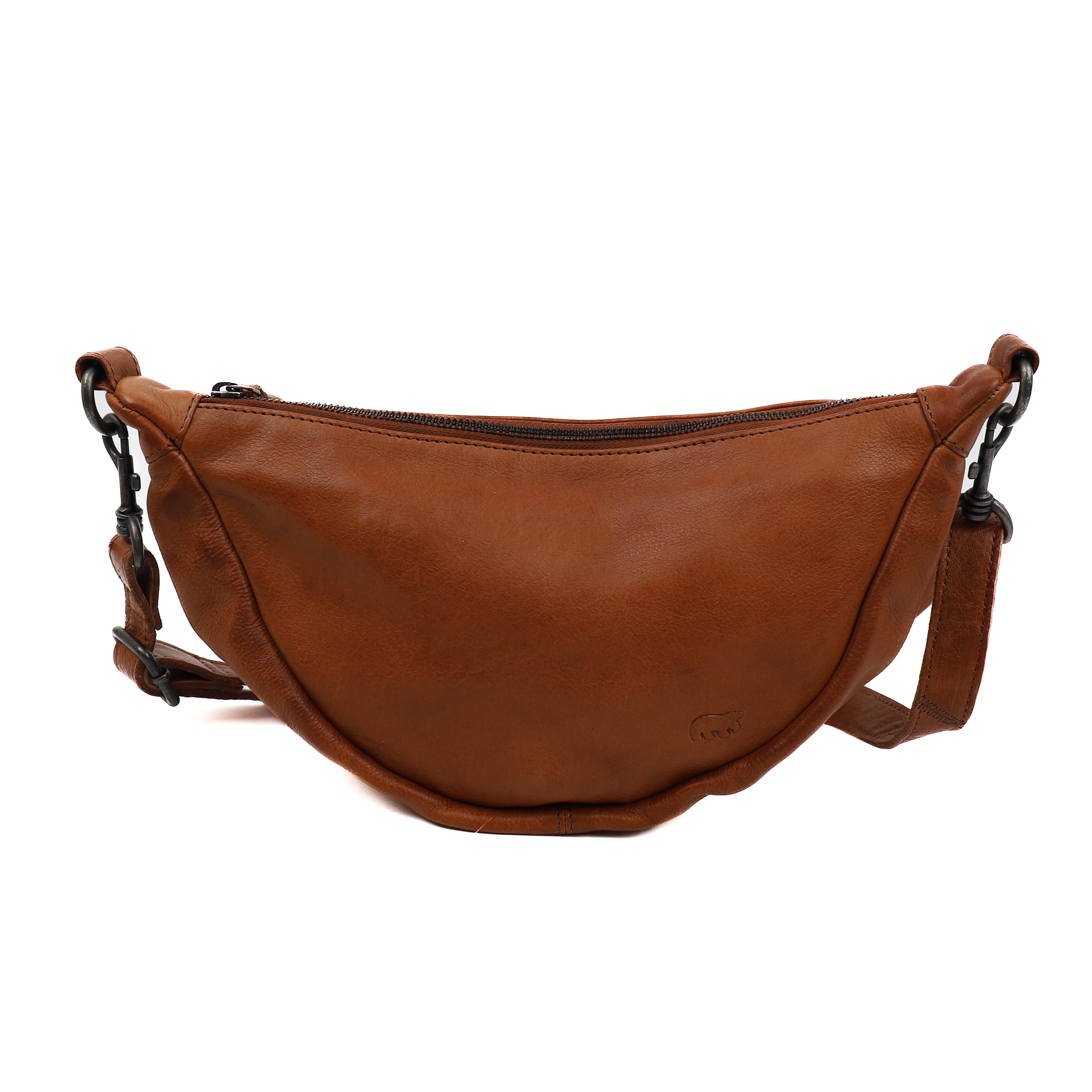 Crossbody tasje 'Toon' cognac Cognac