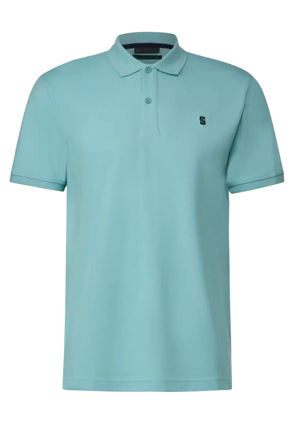 Piquée Poloshirt - aurora turquoise