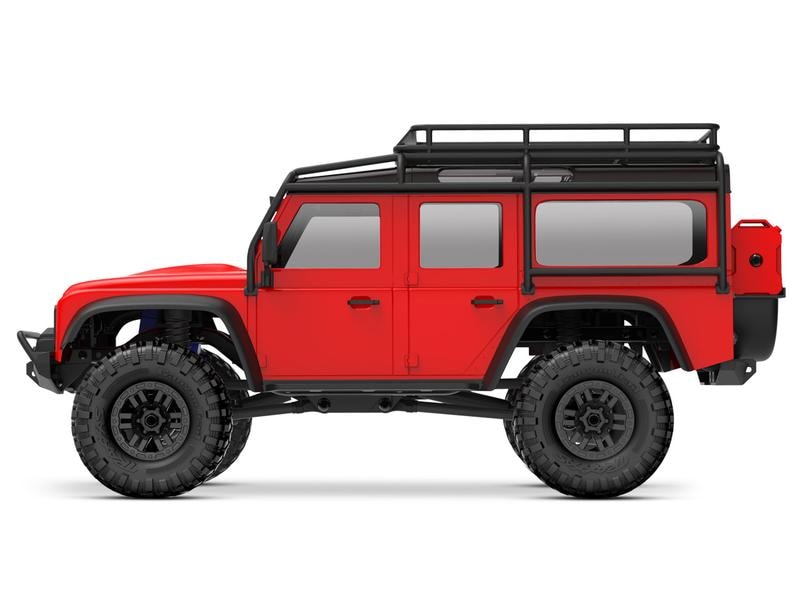 Traxxas Scale Crawler TRX-4M Land Rover Defender Rot, RTR, TRX-4 Performance im Mini-Format