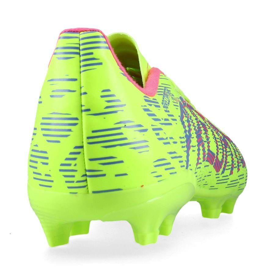 adidas Predator League FG/AG Mystic Victory - Lucid Lemon/Lucid Pink/Blue Fusion Enfant