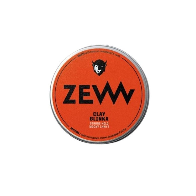 Zew for Men Klei voor mannenhaar met Hennepolie Strong Hold 100 ml