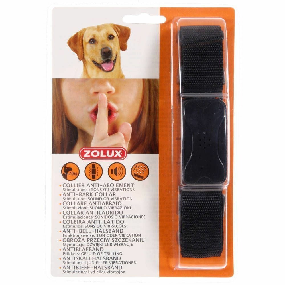 Collier anti-aboiement sons et vibrations grands chiens