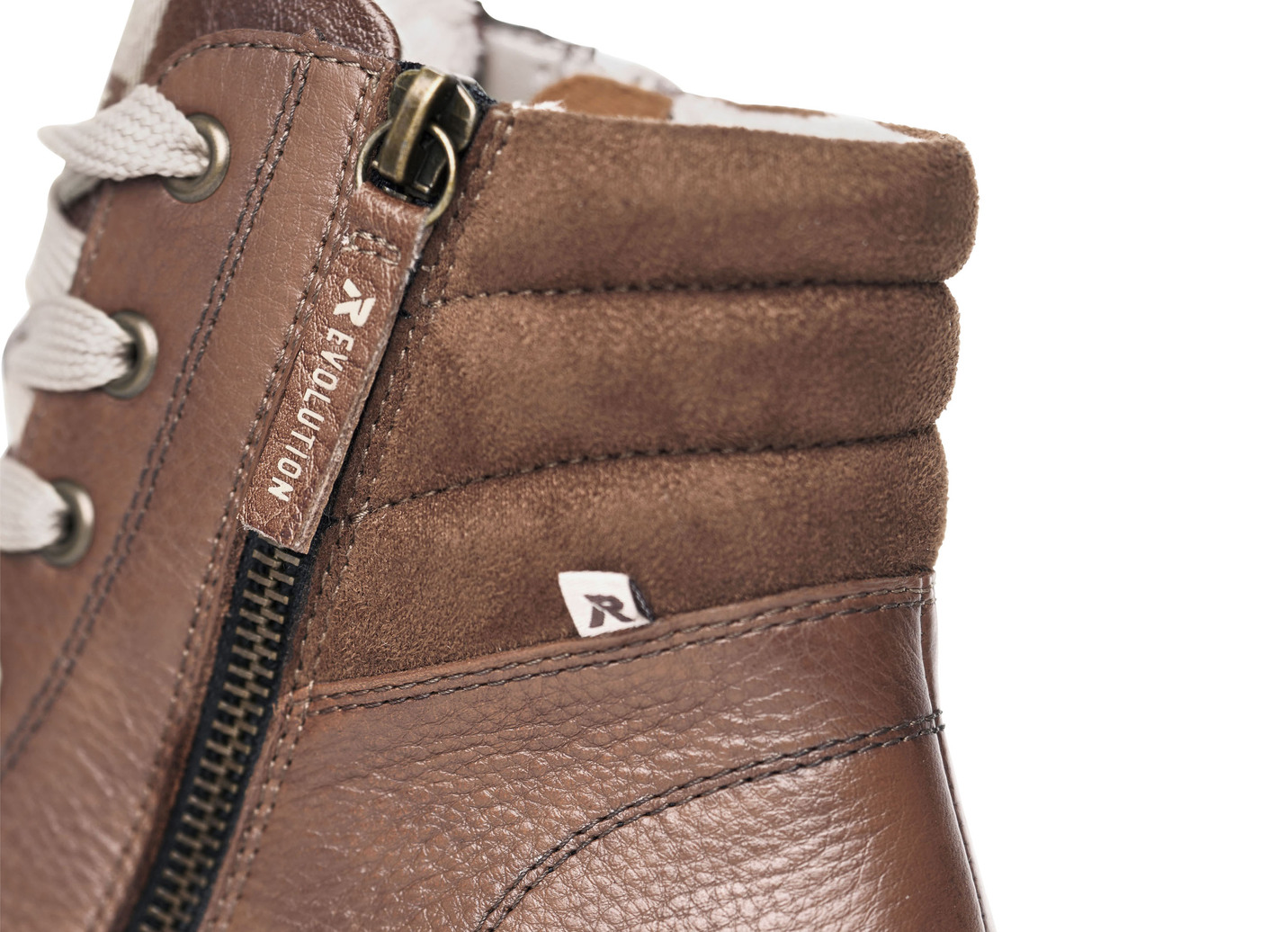 Rieker Schnür-Bootie mit gepolstertem Schaftrand
