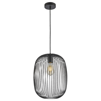 GAMMA hanglamp Nikki zwart Ø28 cm