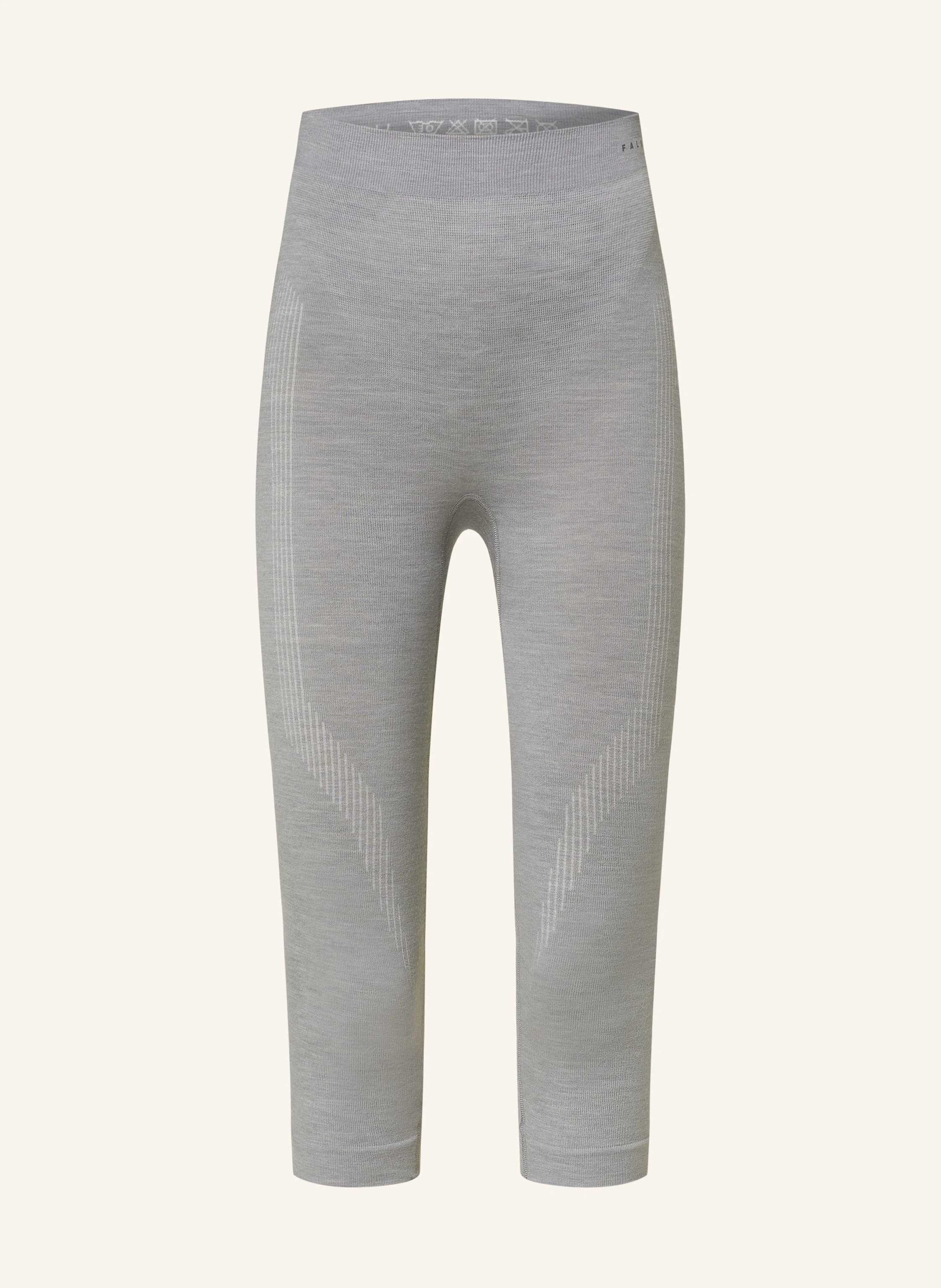 FALKE Funktionswäsche-Hose WOOL-TECH mit verkürzter Beinlänge und Merinowolle