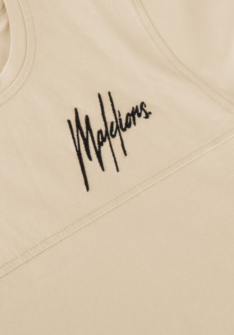 MALELIONS beige malelions t-shirt counter t-shirt