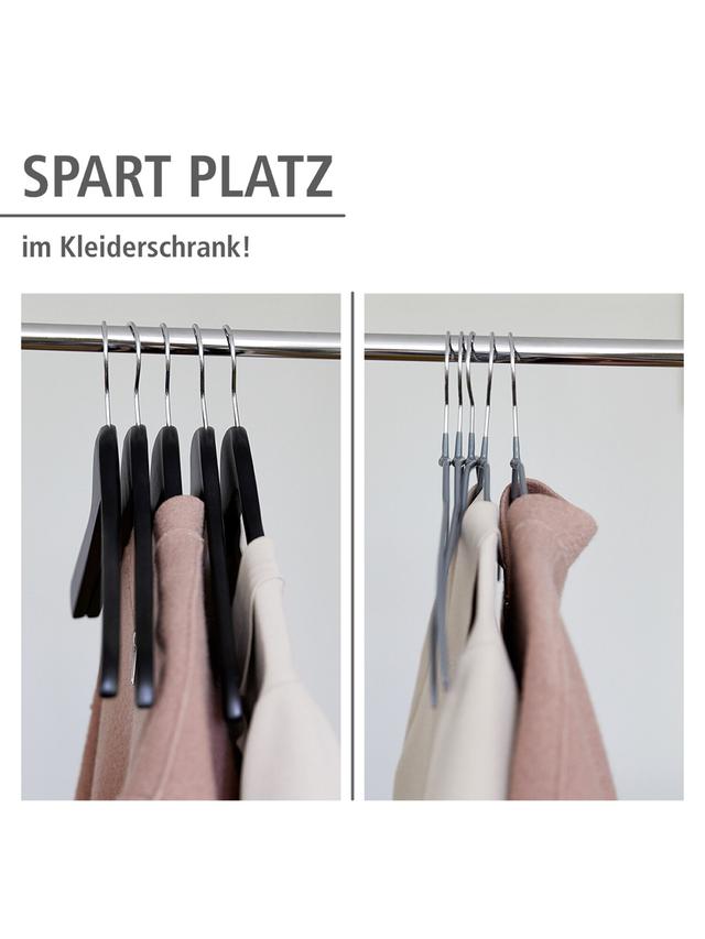 Kleiderbügel, 20er-Set, extra dünn, platzsparend
