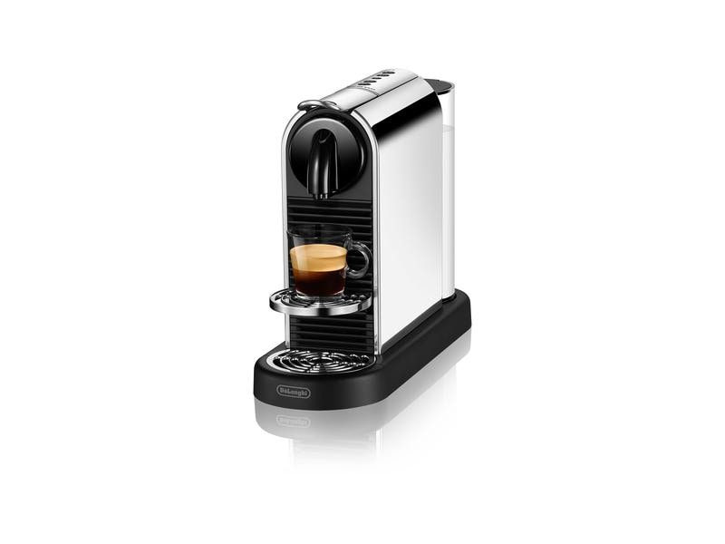 De'Longhi Kaffeemaschine Nespresso CitiZ Platinum EN220.M S Elegante Nespressomaschine der Original Line mit Heisswasser-Funktion