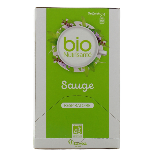 Nutrisanté Infusion Sauge Respiratoire Bio