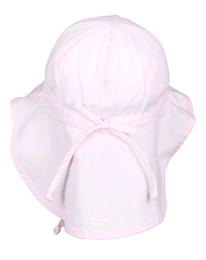 Sommerhut MINI GIRL PASTELL mit Nackenschutz in rosa
