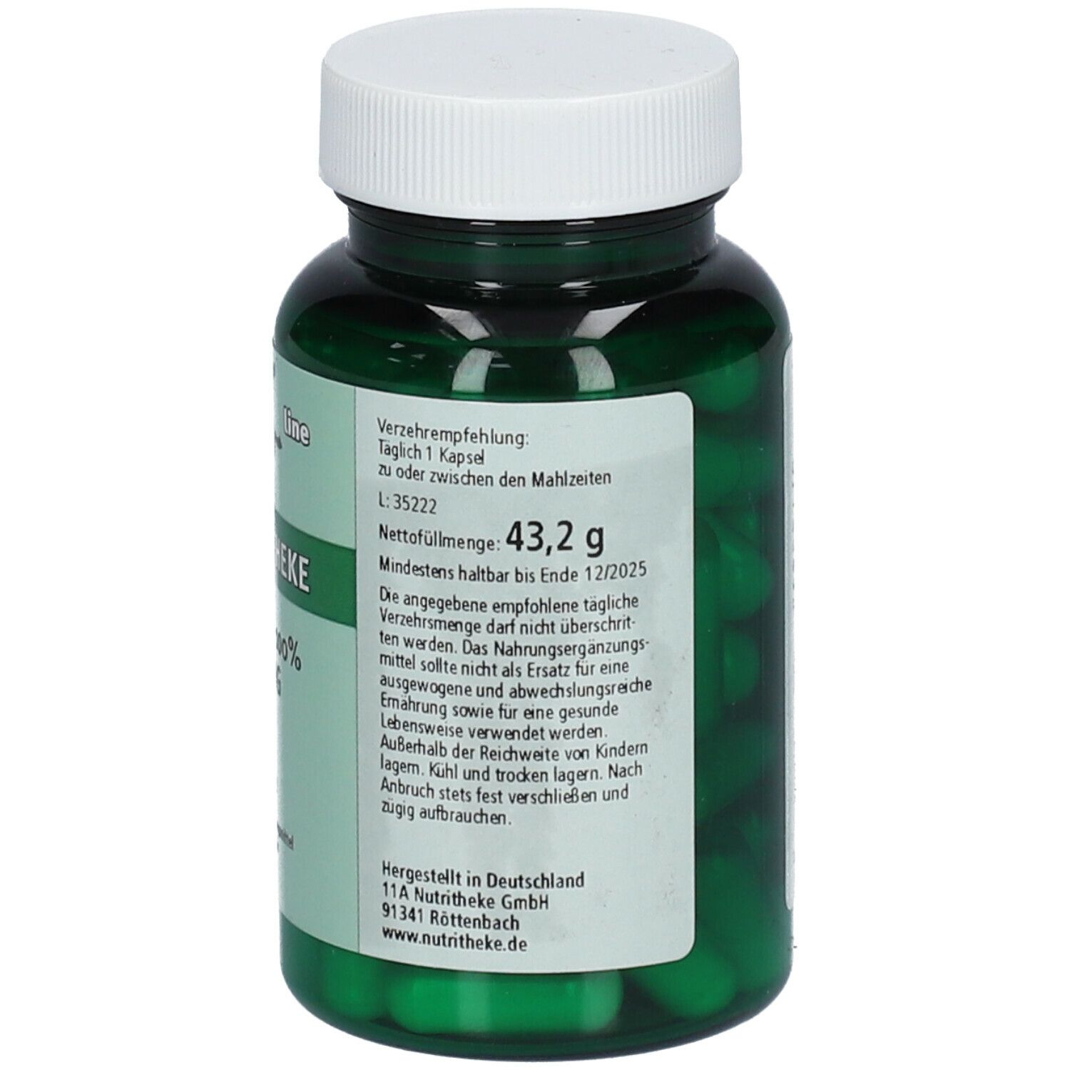 green line NUTRITHEKE Creatin 100 % 500 mg