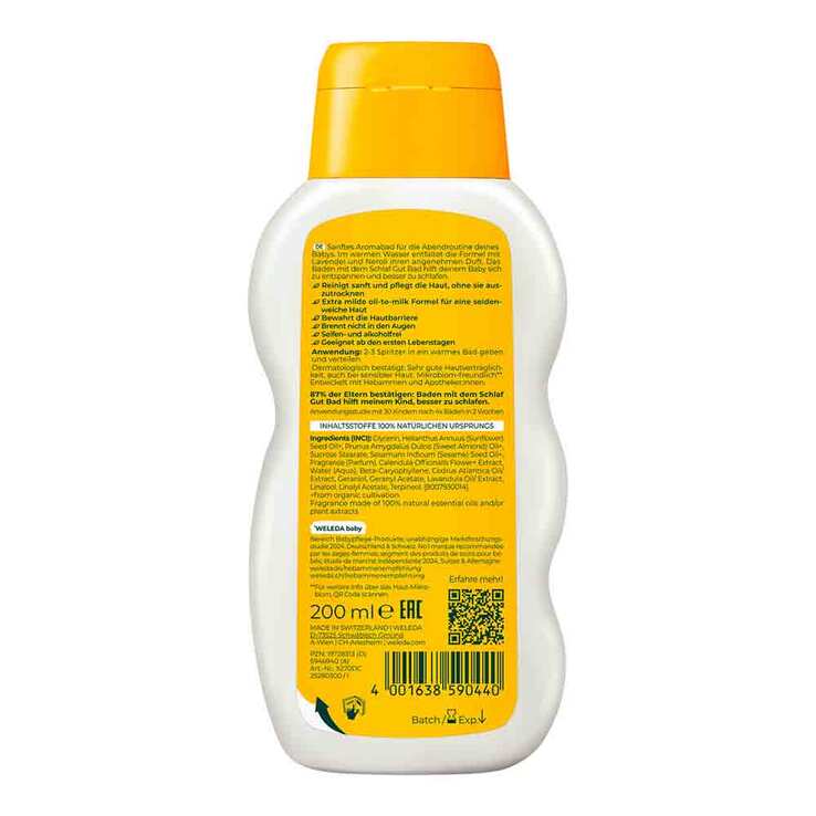 Weleda Calendula Schlaf Gut Bad, 200 ml