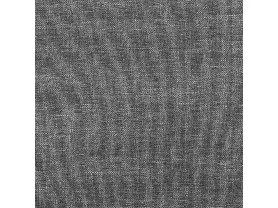 Repose-pied Gris clair 45x29,5x35 cm Tissu et similicuir