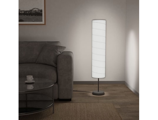 VIDAXL - Lampadaire salon Lampadaire avec support 121 cm blanc e27