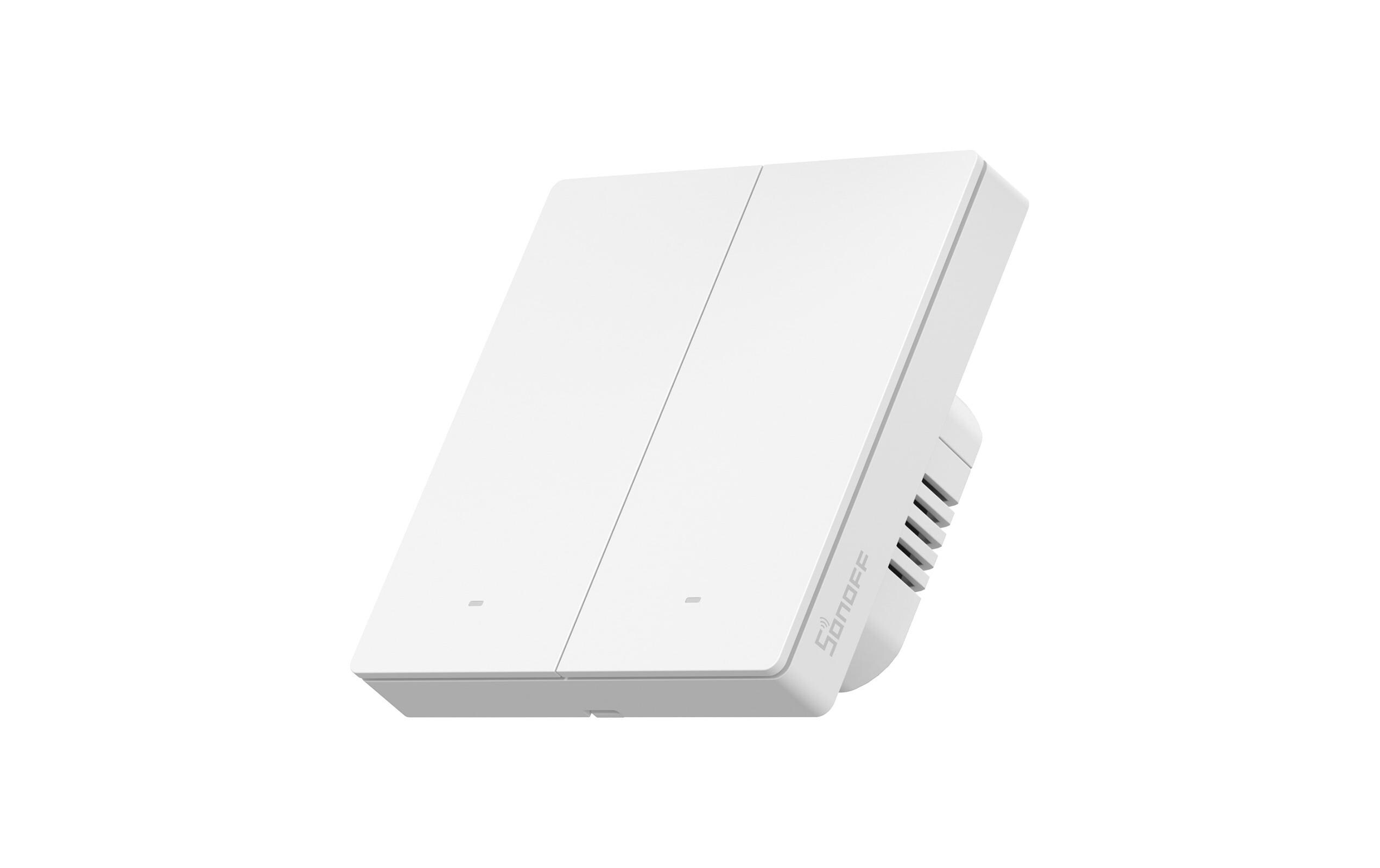 WiFi-Lichtschalt M5-2C-86W 2-fach 230 V 10 A 2200 WIntelligenter Wandschalter für die lokale Steuerung