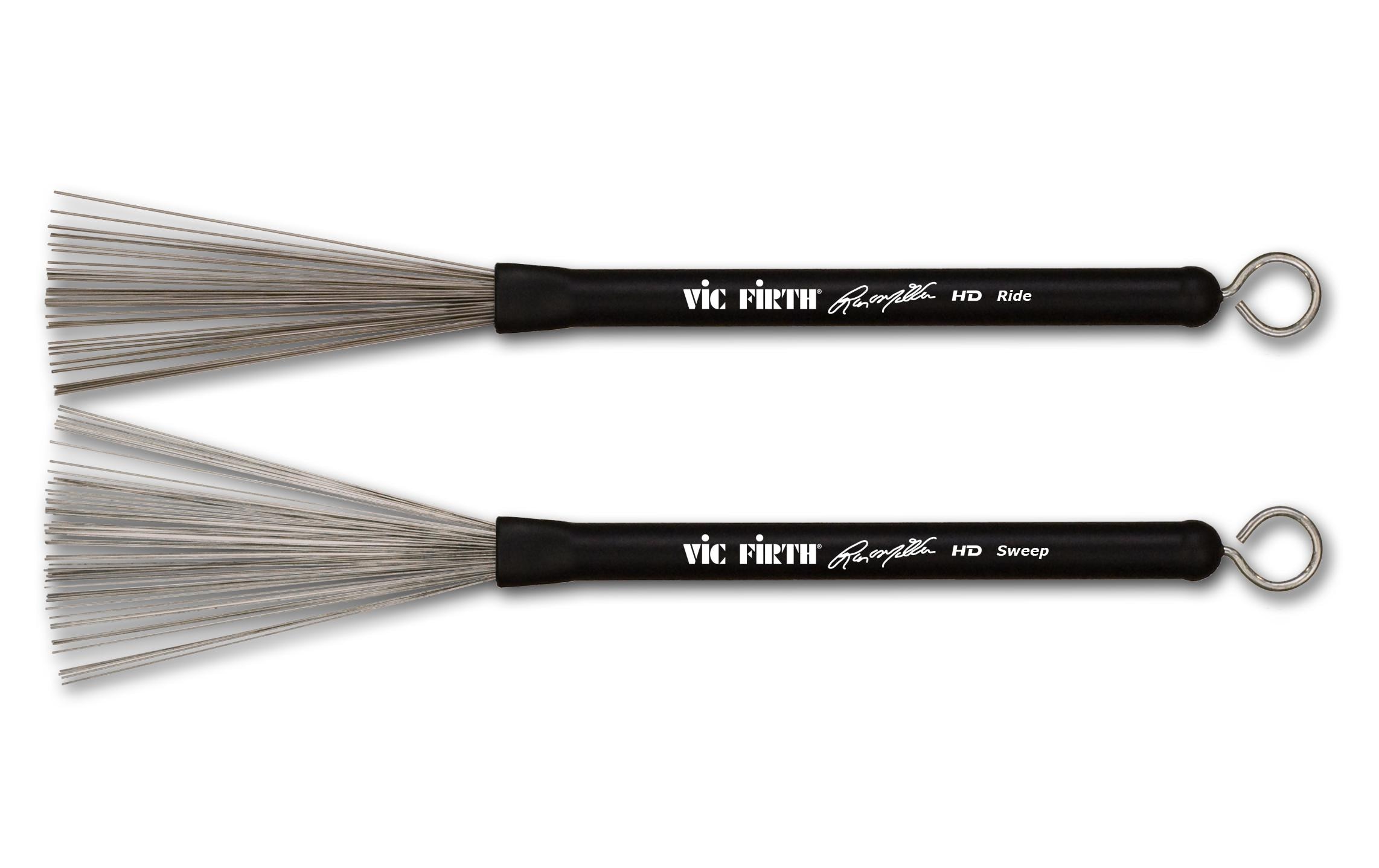 Russ Miller Wire Brushes PaarRuss Miller Signatur Drum-Besen mit separaten Besen für jede Hand