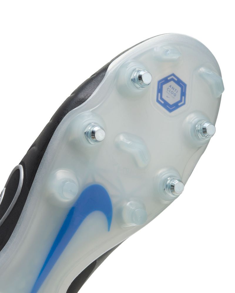 Chaussures de football Nike Tiempo Legend 10 Elite SG-PRO Noir & Bleu pour homme