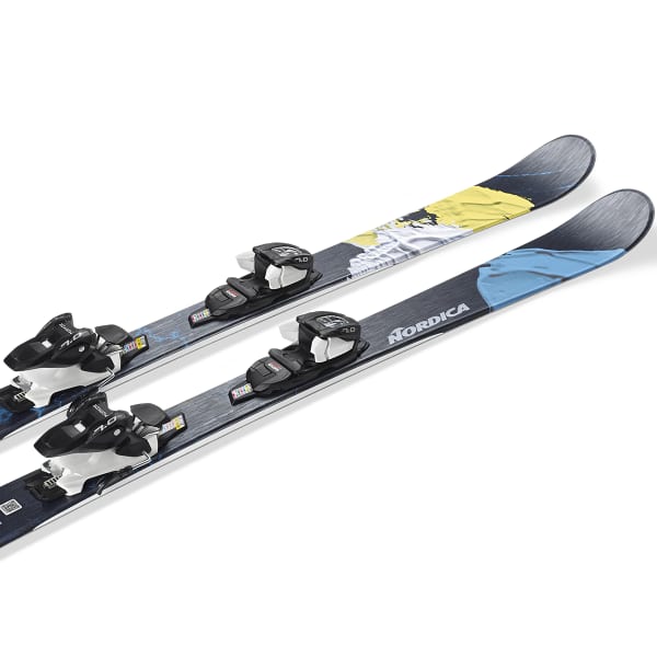 Pack ski NORDICA UNLEASHED J + J7.0 FDT BLUE/BLUE/YELLOW