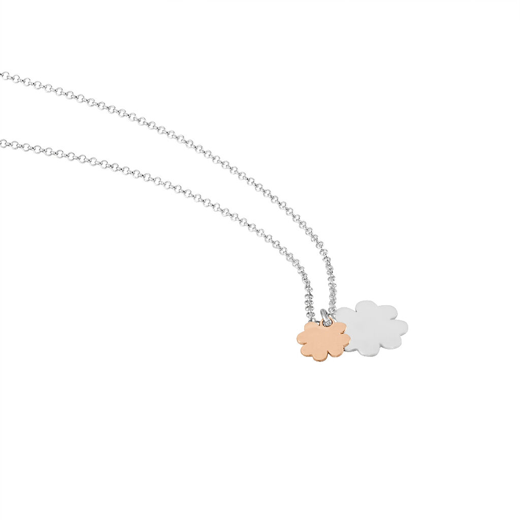 Collier Argent Bicolore Soio