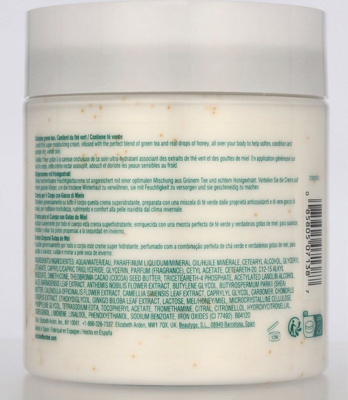 green tea honey drops body creme