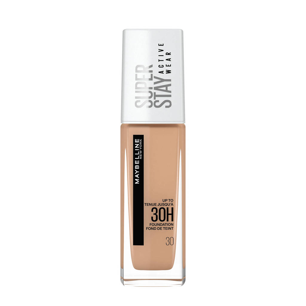 Dekt mooiMaybelline New York - SuperStay 30H Active Wear Foundation - 30 Sand - Foundation - 30ml (voorheen Superstay 24H foundation)