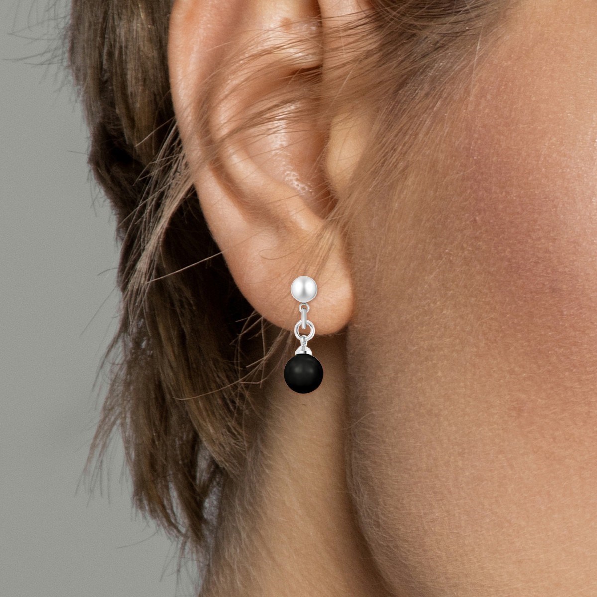 Boucles d'oreilles SC Crystal décorées de perles scintillantes